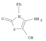 5-Thiazolecarbonitrile, 4-amino-2,3-dihydro-2-oxo-3-phenyl-
